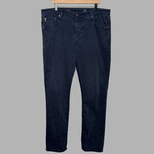 AG Adriano Goldschmied Pants Mens 38x32 Dark Navy Everett Slim Straight (38x32)